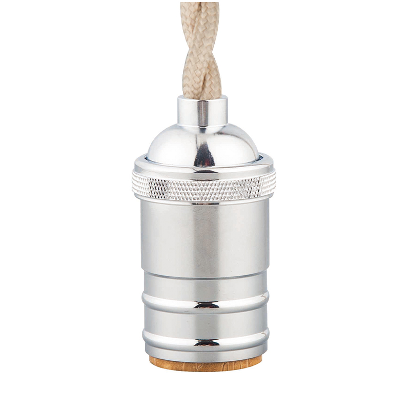 Kit de lámpara con cable de luz colgante, kit de cable con enchufe para lámpara colgante con cable de bombilla colgante E26, con interruptor de encendido/apagado + ganchos, enchufe de alimentación de CA de EE. UU. para lámpara colgante de bricolaje