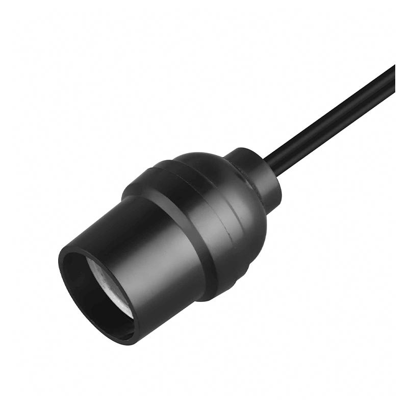 Kit de lámpara con cable de luz colgante, kit de cable con enchufe para lámpara colgante con cable de bombilla colgante E26, con interruptor de encendido/apagado + ganchos, enchufe de alimentación de CA de EE. UU. para lámpara colgante de bricolaje