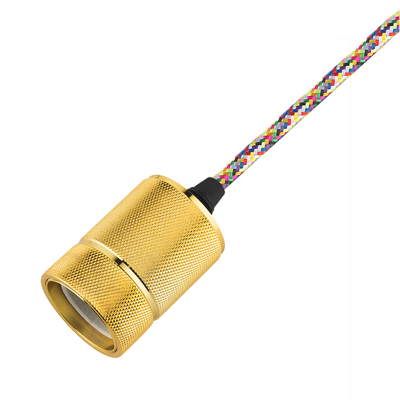 Kit de lámpara con cable de luz colgante, kit de cable con enchufe para lámpara colgante con cable de bombilla colgante E26, con interruptor de encendido/apagado + ganchos, enchufe de alimentación de CA de EE. UU. para lámpara colgante de bricolaje