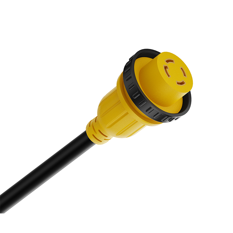 Bloqueo giratorio NEMA L14-30P macho a L14-30R hembra, cable de alimentación