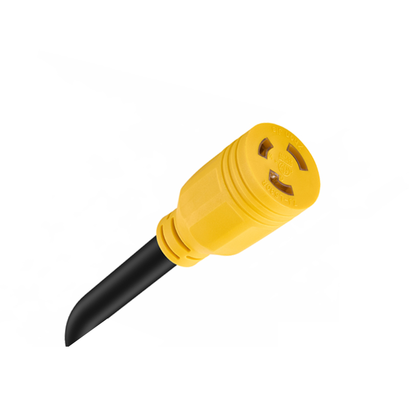 Cable de alimentación de bloqueo de generador de 3 clavijas de alta resistencia NEMA L5-30P/L5-30R