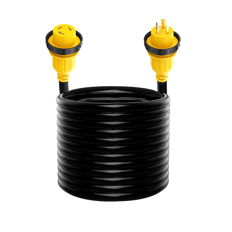 Cable de alimentación para vehículos recreativos, barco costero marino L5-30, cable de alimentación eléctrica de alta resistencia