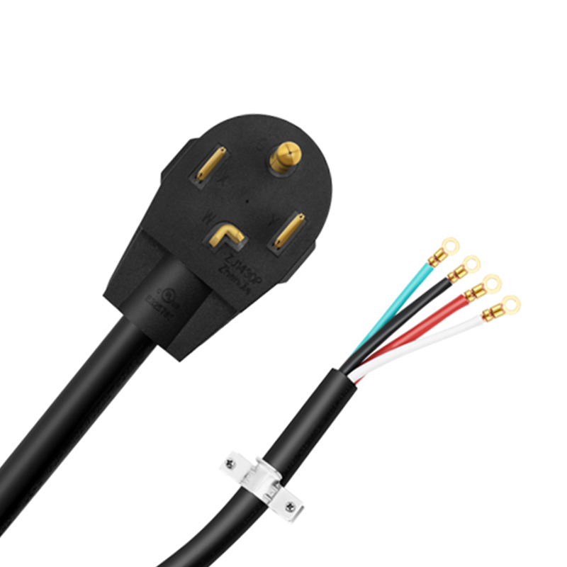 Cable de secadora de 4 clavijas de 30 AMP, cable de extensión de secadora de calibre 10/4 de alta resistencia, cable de alimentación para electrodomésticos NEMA de 14-30P a 4 cables, listado ETL