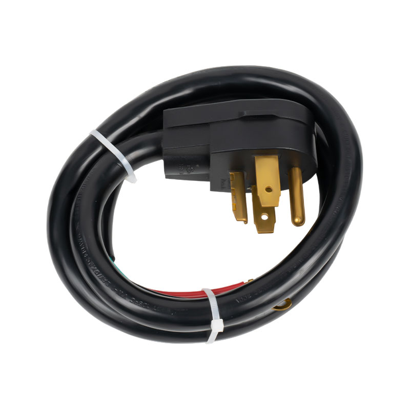 Cable de secadora de 4 clavijas de 30 AMP, cable de extensión de secadora de calibre 10/4 de alta resistencia, cable de alimentación para electrodomésticos NEMA de 14-30P a 4 cables, listado ETL