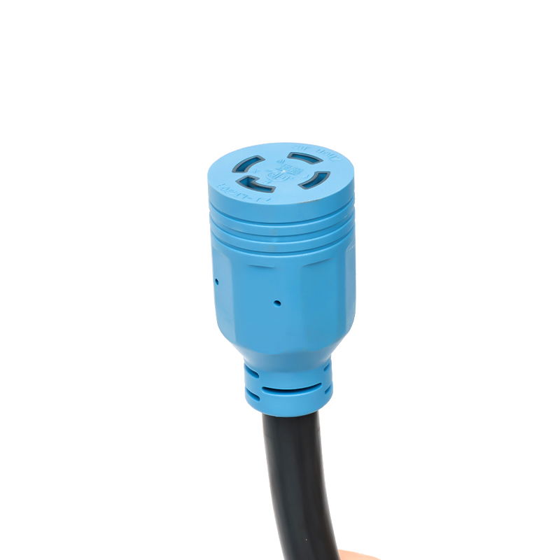 Adaptador divisor en Y para generador de 30 A y 4 pines con bloqueo, 3 pies, NEMA L14-30P a 2× L14-30R, convertidor de energía, 10/3 AWG SJTW, uso exterior