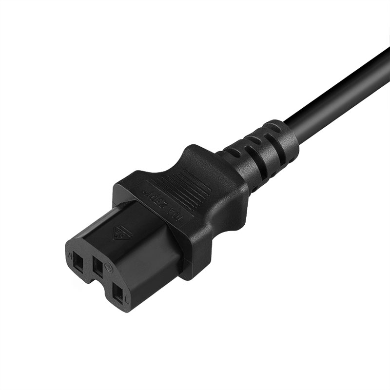 Cable de alimentación de repuesto universal ZJ-ST3B de 3 clavijas y 18 AWG