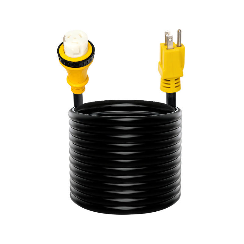 Cable adaptador Nema 5-15P a SS2-50R, resistente 5-15P, doméstico, de 15 amperios, macho a SS 2-50, cable adaptador de corriente marina de 50 amperios