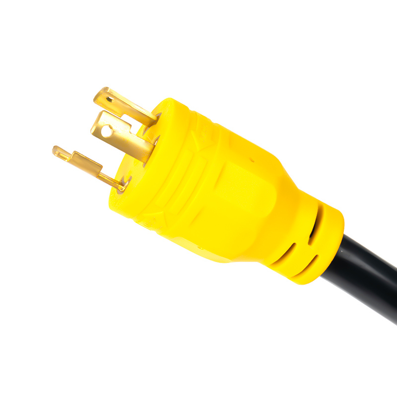 Cable de alimentación de bloqueo del generador de alta resistencia L5-30P a L5-30R, cable de extensión del generador de 3 clavijas