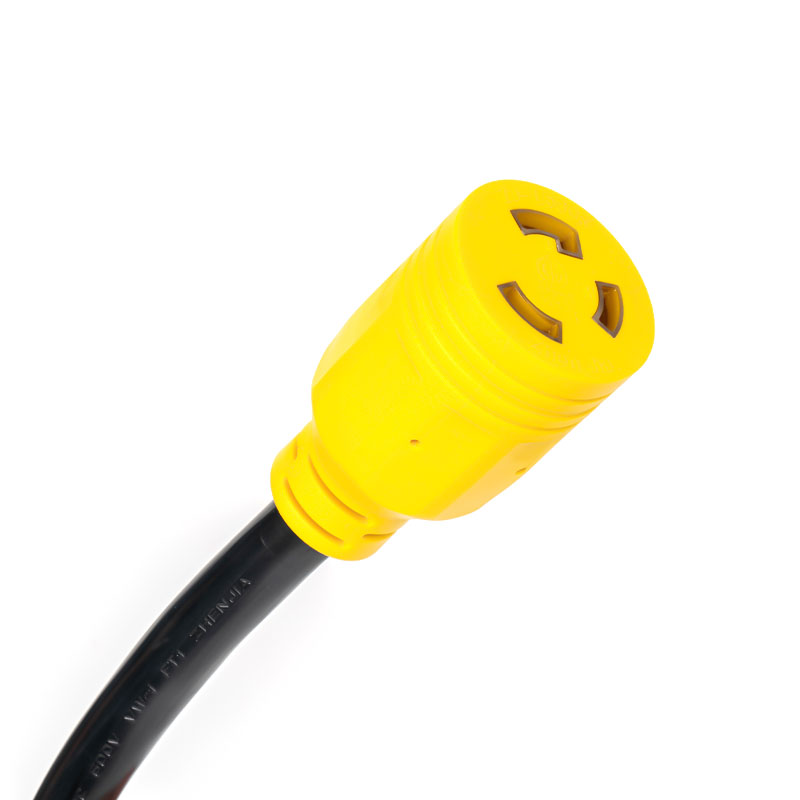 Cable de extensión para vehículos recreativos de 30 amperios TT-30P a L5-30R para remolques de viaje y autocaravanas
